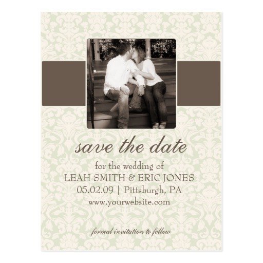 Save the Date TEMPLATE Postcard