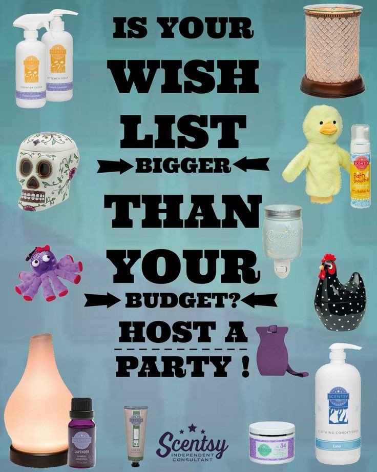 Is your Scentsy wish list bigger than your bud Host a