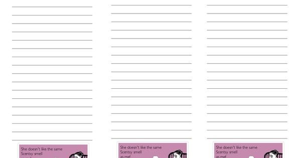 My scentsy wish list so guests can fill them out and not
