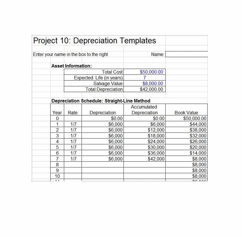 35 Depreciation Schedule Templates for Rental Property