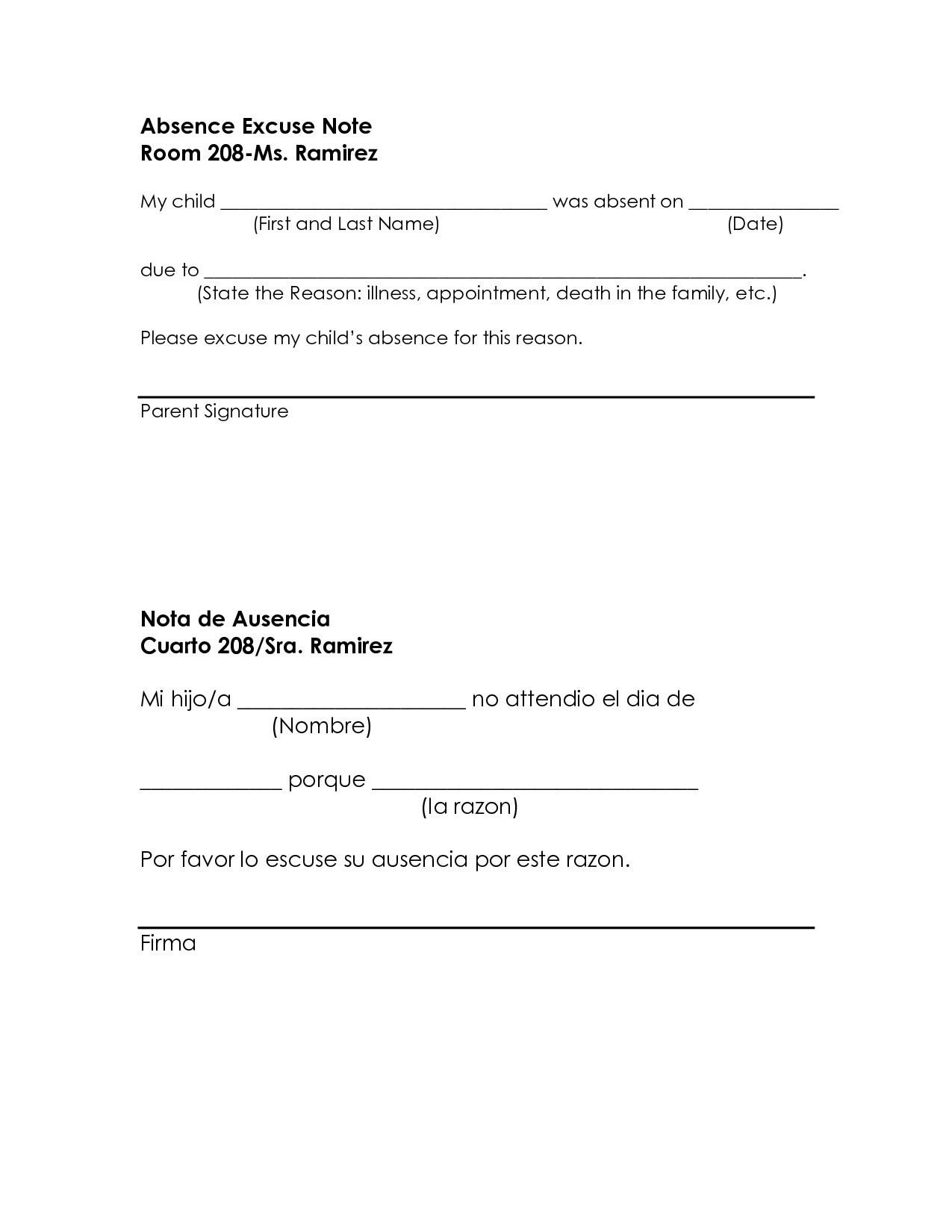 Fake Doctors Note Template for Work or School PDF