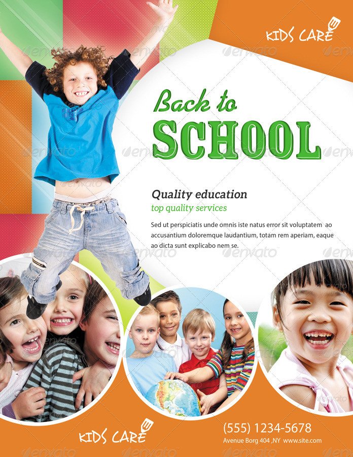 Kids School Flyer by ingridk