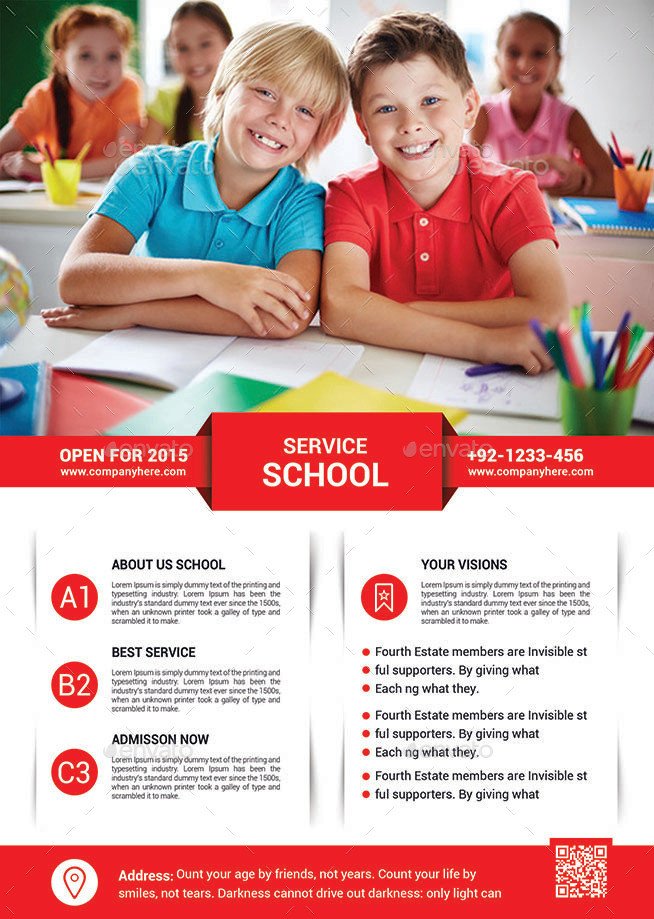 School Education Flyer Template by afjamaal