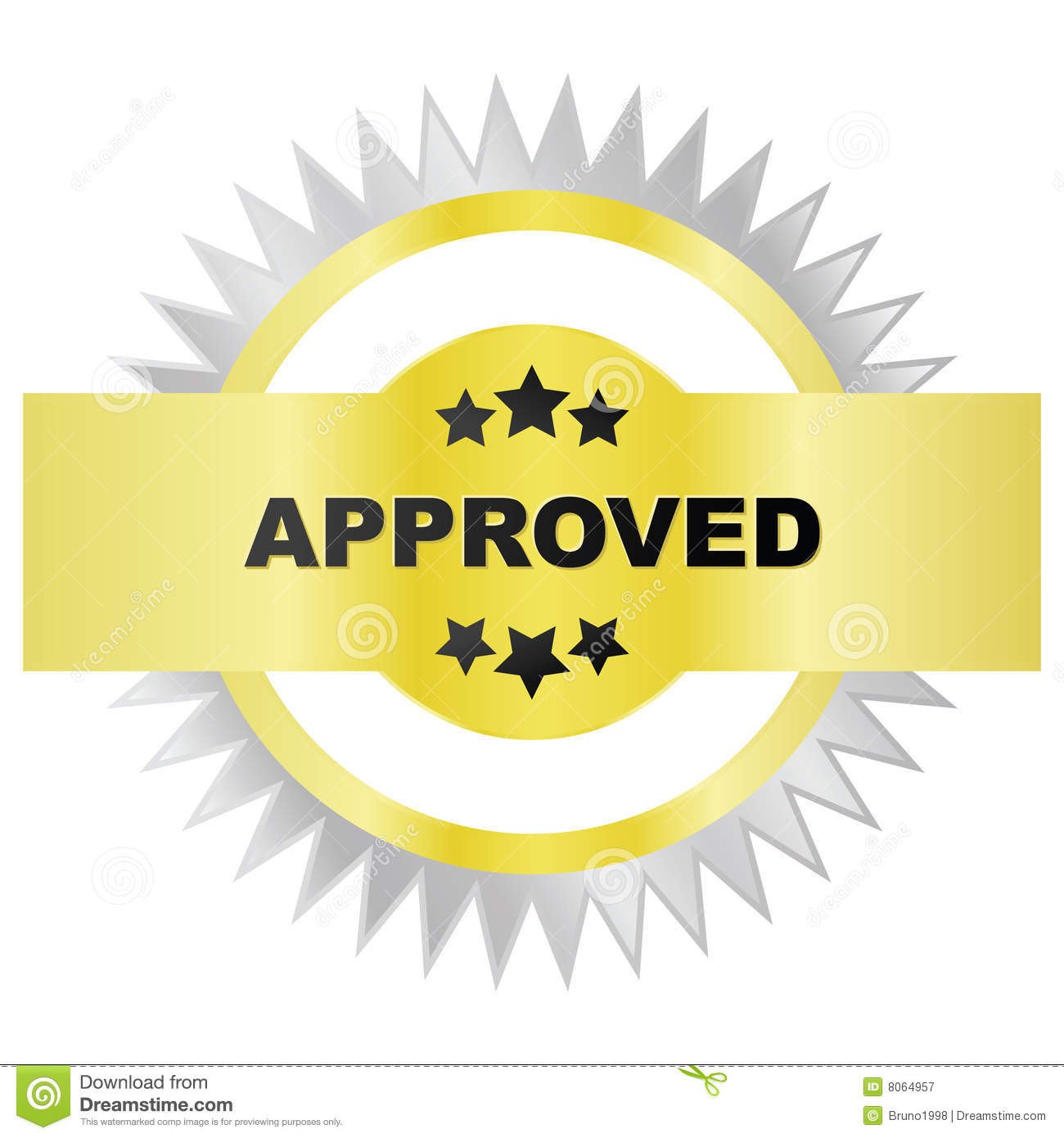 Seal Approval Royalty Free Stock graphy Image