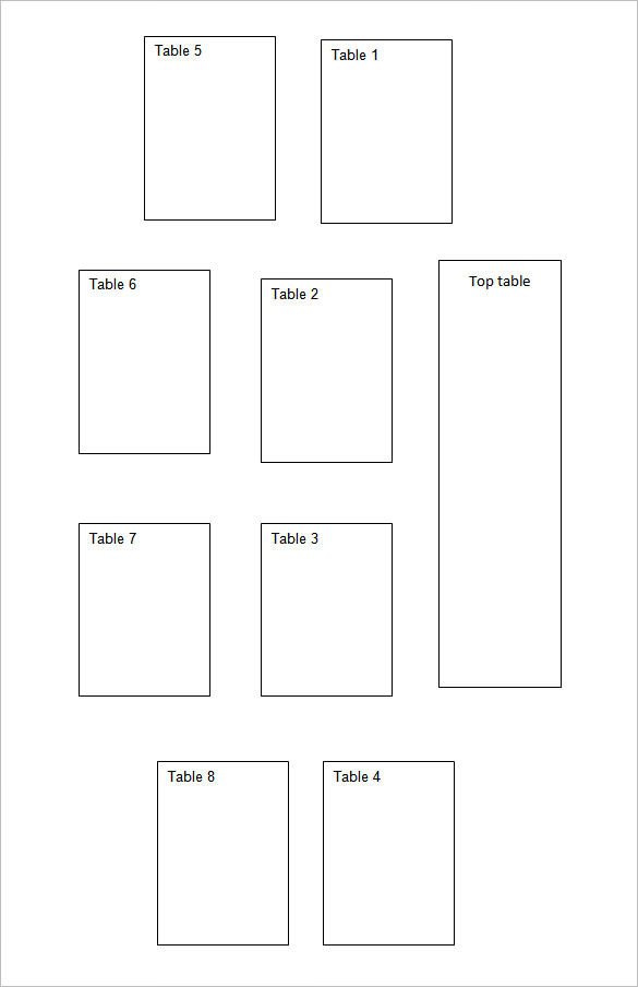Seating Chart Template – 10 Free Word Excel PDF Format