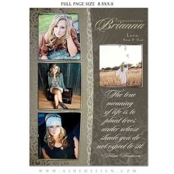 SENIOR Yearbook Ad Sets for graphers ANTIQUE by