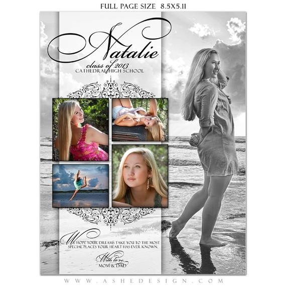 Senior Yearbook Ads shop Templates SIMPLY CLASSIC