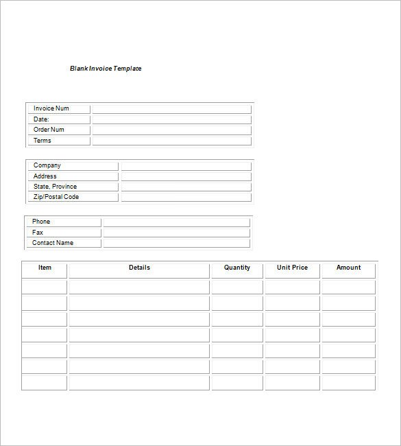 Service Invoice Template 16 Free Word Excel PDF Format