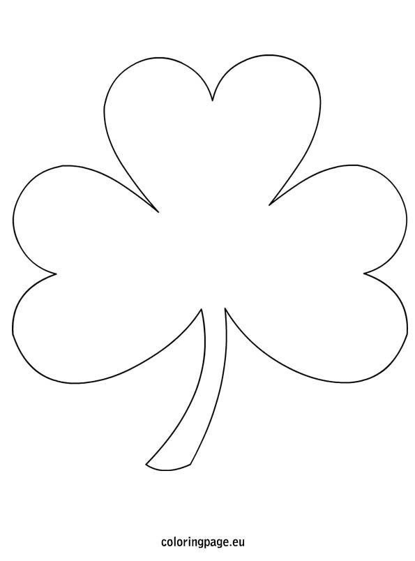 shamrock coloring page free from coloringpage lots of