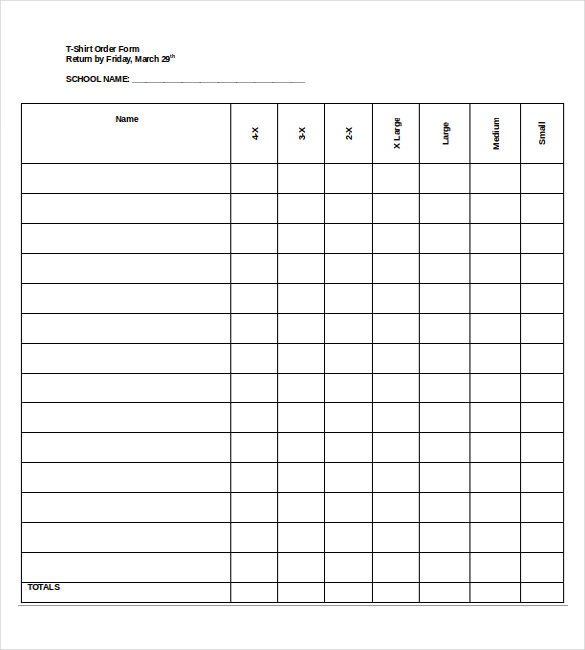 28 Blank Order Templates – Free Sample Example Format