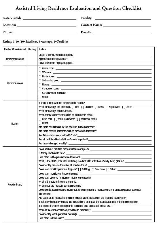 An easy to use checklist for evaluating the quality of