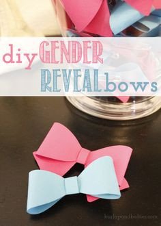 FREE Gender Reveal Baby Shower Party Printables from