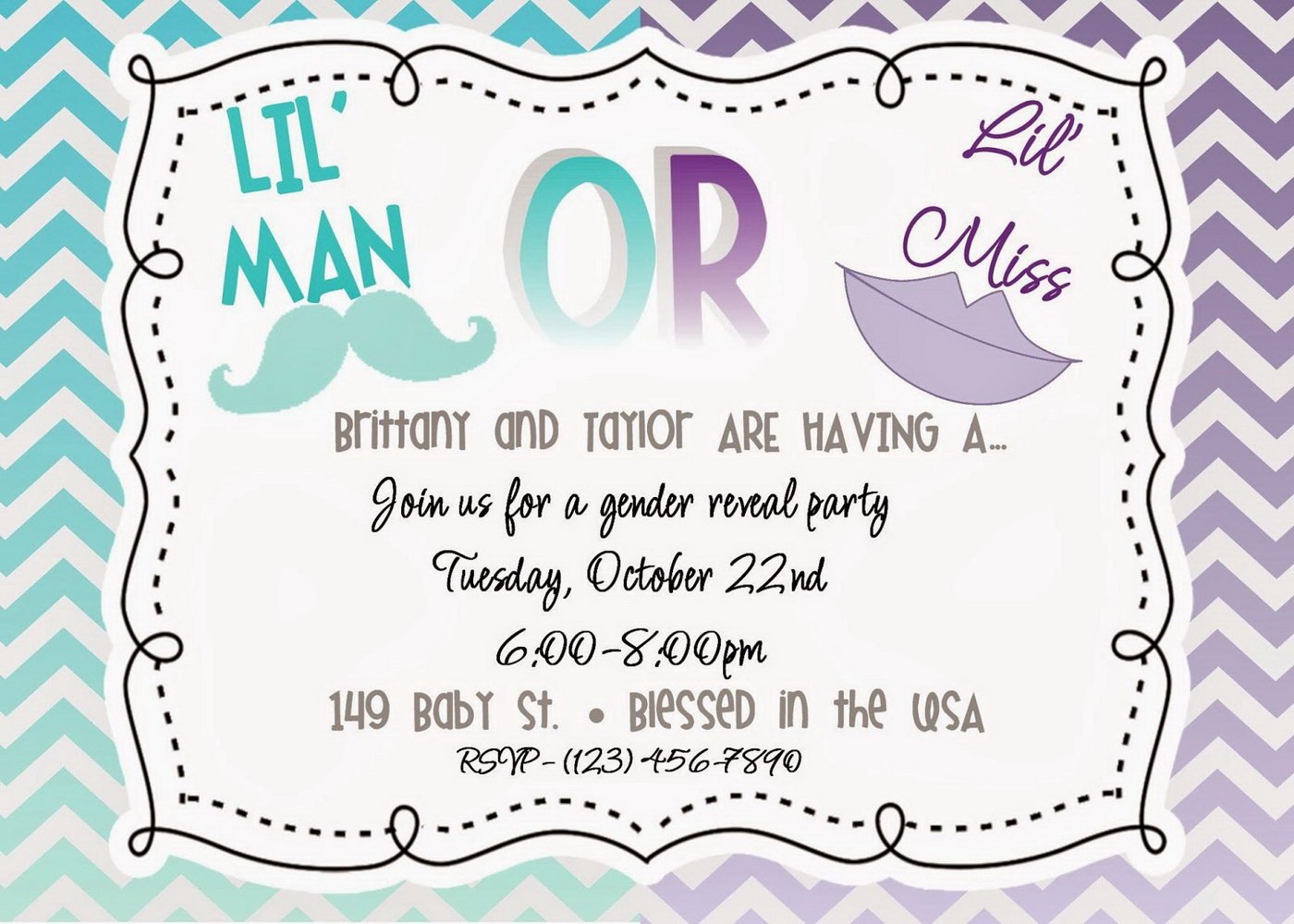 Gender Reveal Template Download Templates