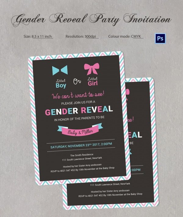Gender Reveal Template Download Templates