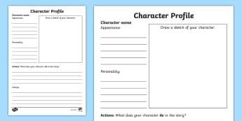 Character Descriptions KS1 Writing Primary Resources