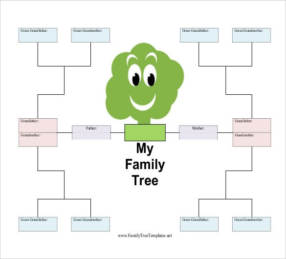 Simple Family Tree Template 25 Free Word Excel PDF