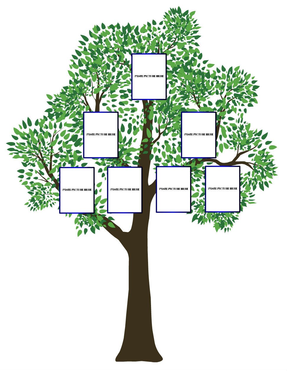 Simple Family Tree Template ClipArt Best