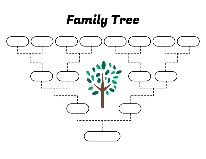 Simple Family Tree Template – Free Family Tree Templates