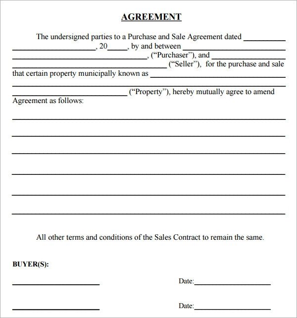 Purchase Agreement 15 Download Free Documents in PDF Word
