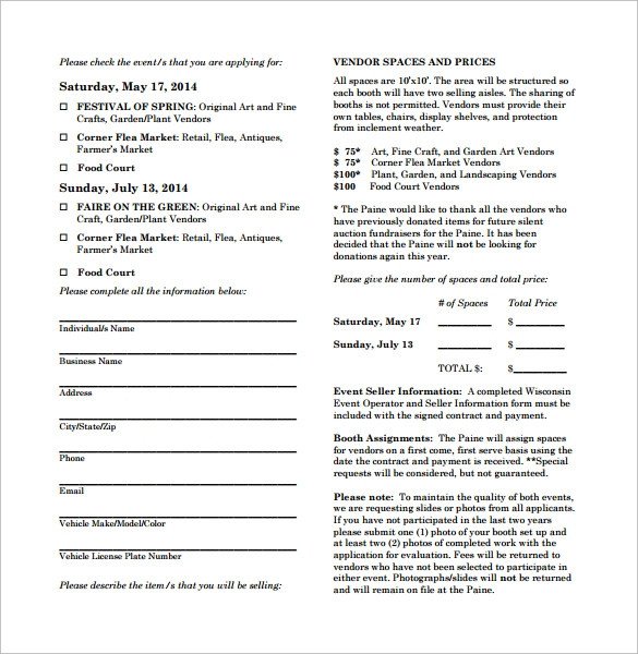 Vendor Contract Template 9 Download Free Documents in