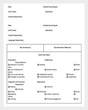 Lesson Plan Template 152 Free PDF Word Format