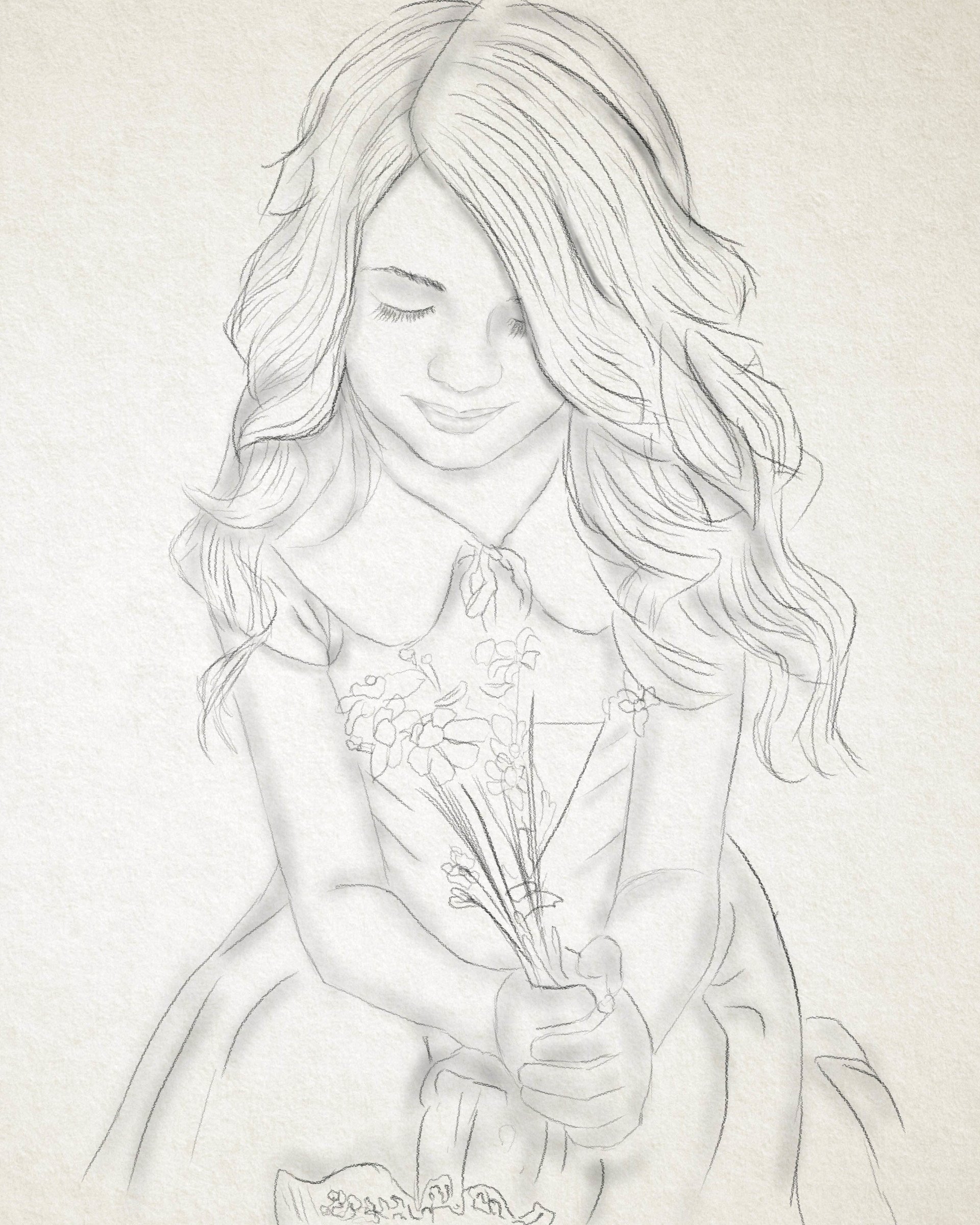 ArtStation Little girl sketch Anurag Dhruw