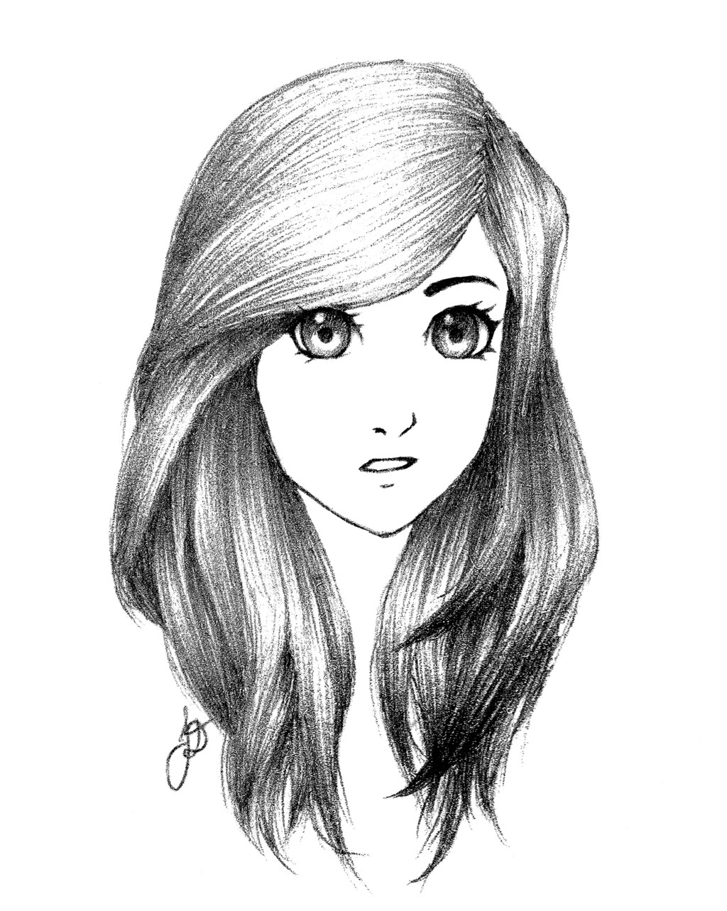 Girl Sketch by IAmTooLazyToMake e on DeviantArt