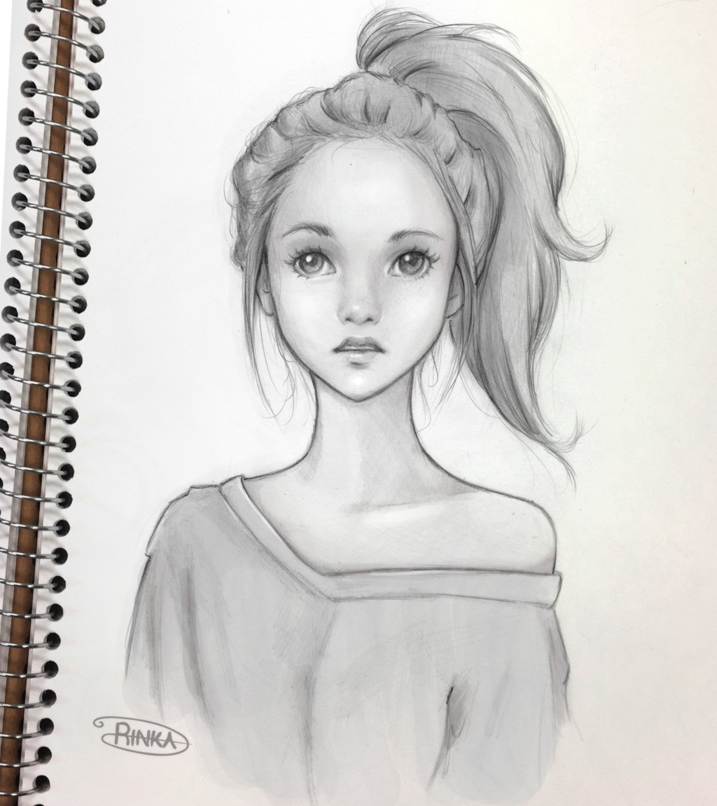 Girl sketch by ohayorinka on DeviantArt
