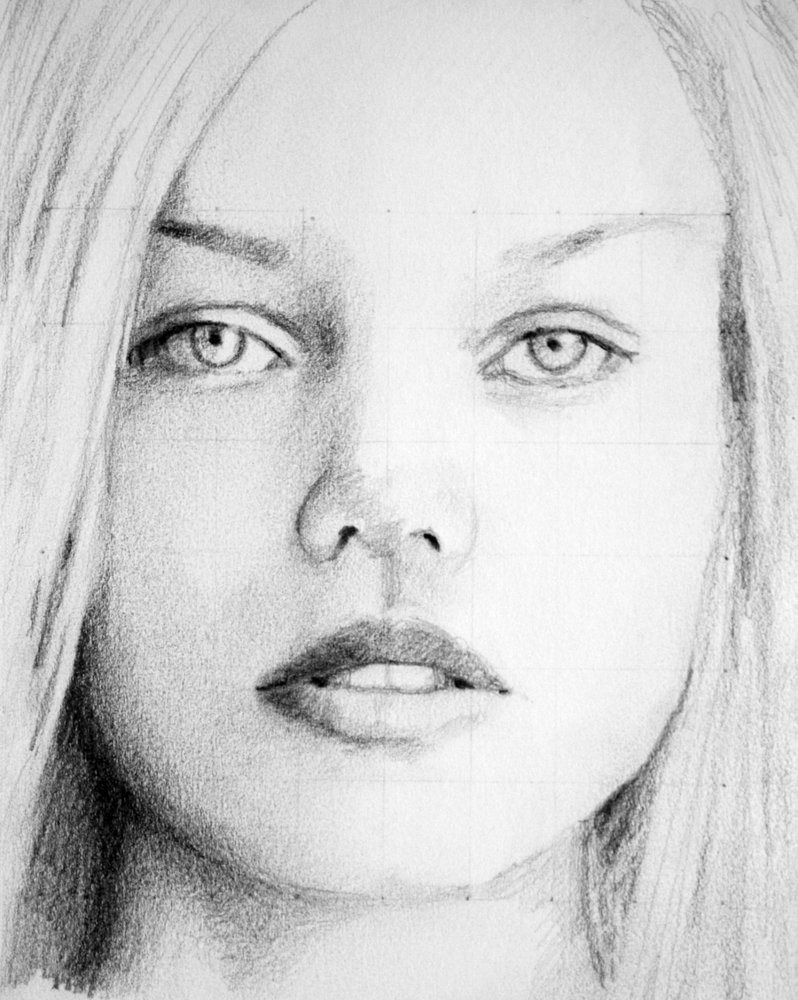 Sketch Female Face by PMucks on DeviantArt