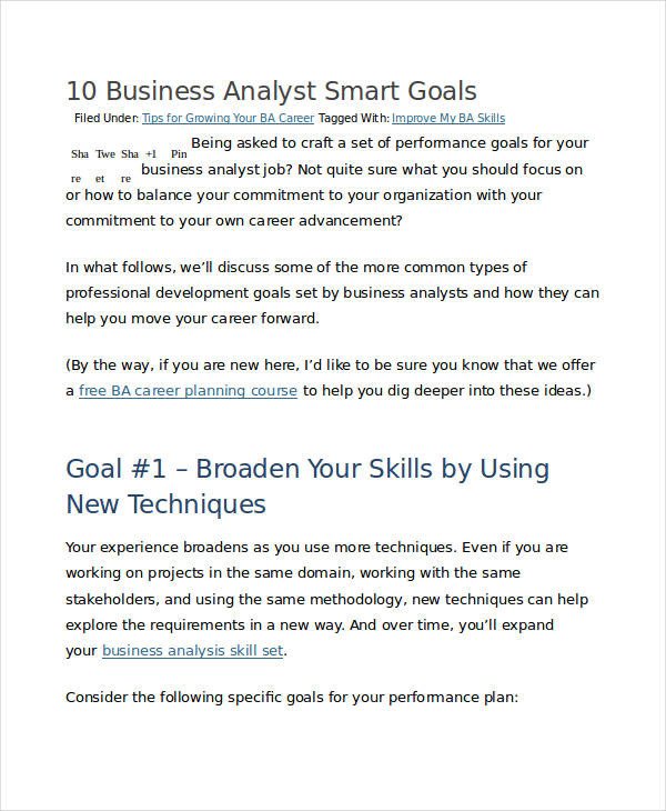 30 Smart Goals Examples & Samples PDF DOC