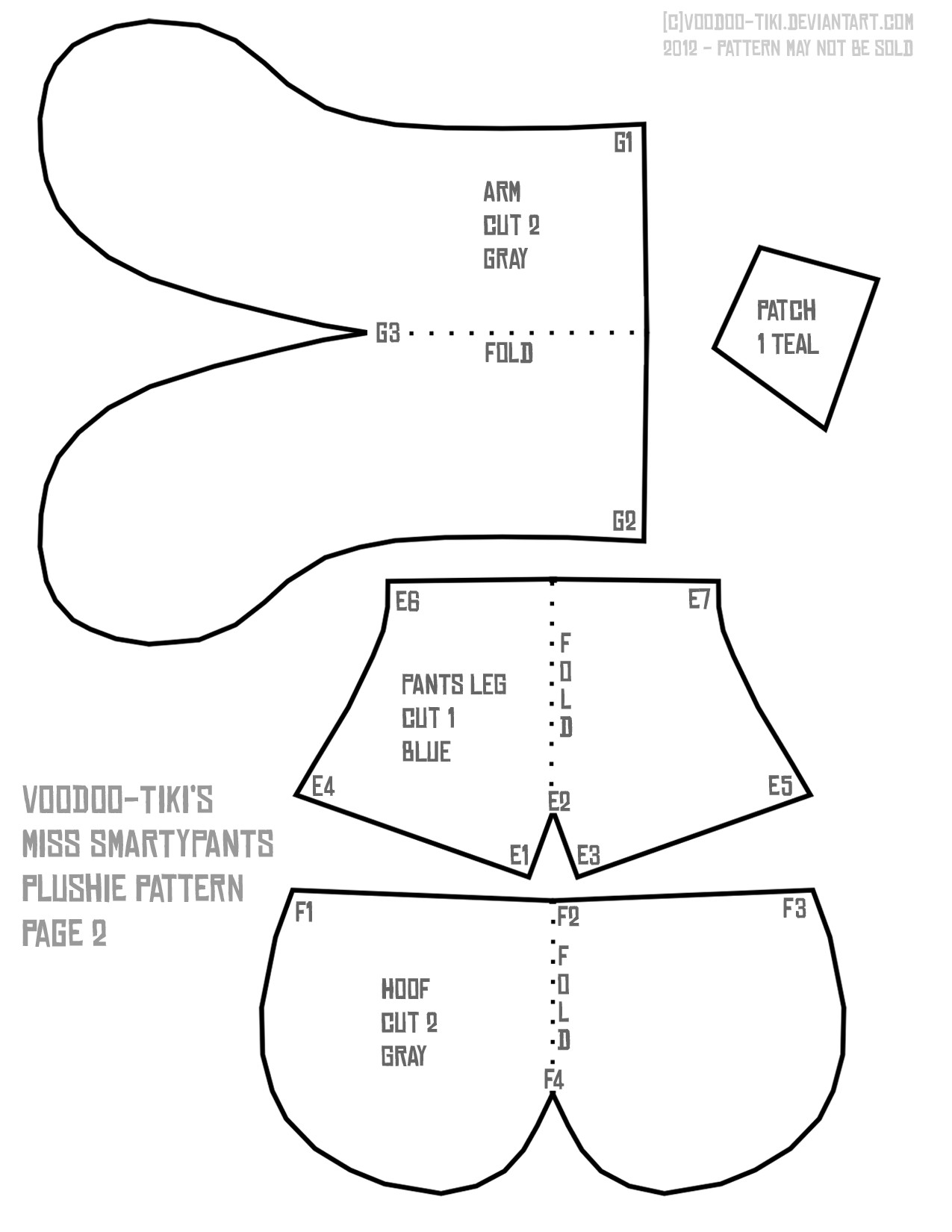 Miss Smartypants pattern 2 by Voodoo Tiki on DeviantArt