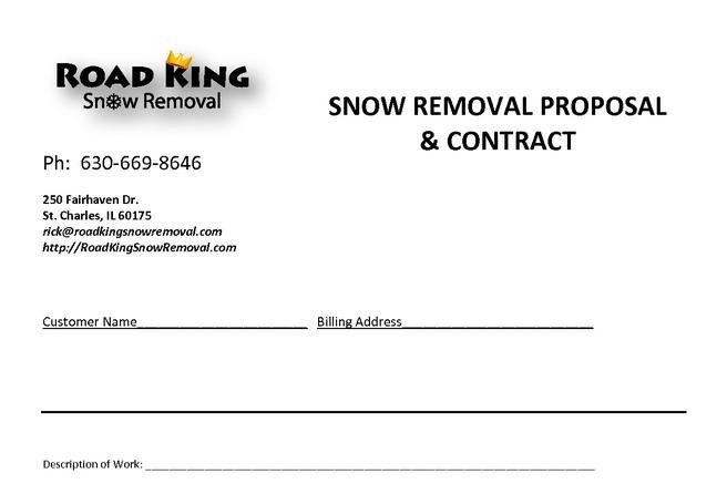 20 Snow Plowing Contract Templates Free Download