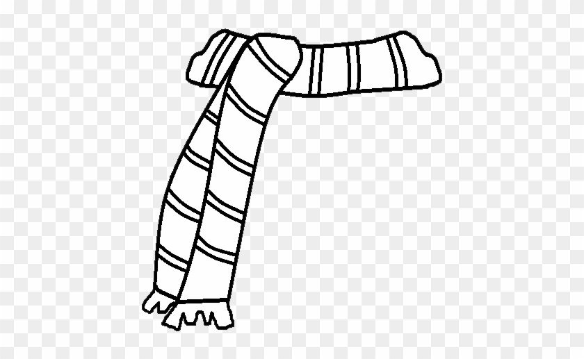 Winter Scarf Clip Art Snowman Scarf Coloring Page Free
