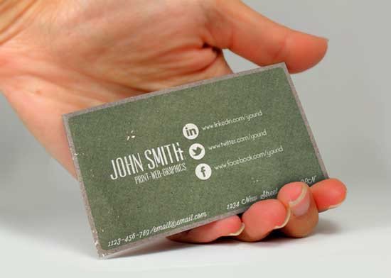 Social Media Business Cards 20 Creative Examples