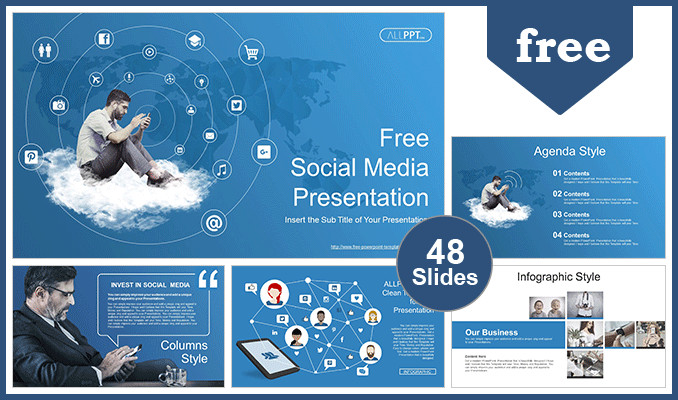 Social Media Marketing PowerPoint Templates for Free