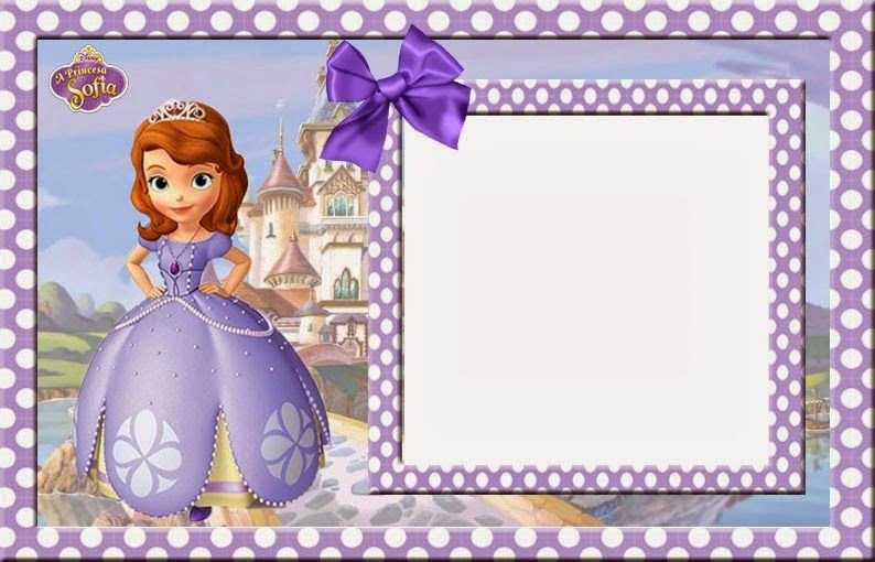 Sofia the First Free Printable Invitations Cards or