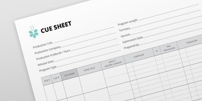 Download Free Cue Sheet Template