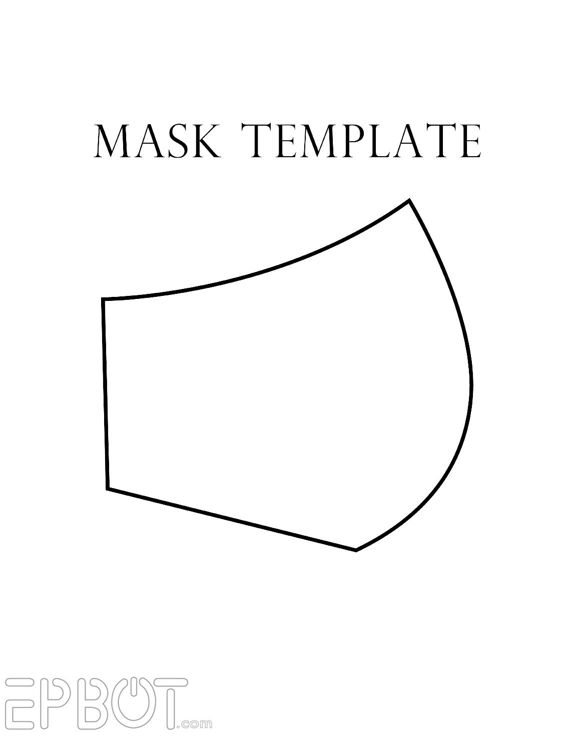 EPBOT My Faux "Respirator" Mask For Cons Free Template