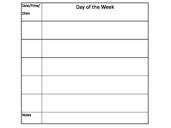 lesson plan template for special education inclusion