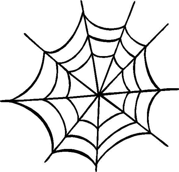 Spider Web Outline ClipArt Best Holidays