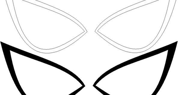 spiderman eyes template