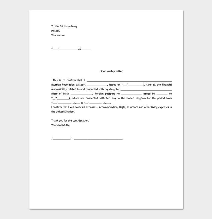 Sponsorship Request Letter Format with 13 Sample Letters