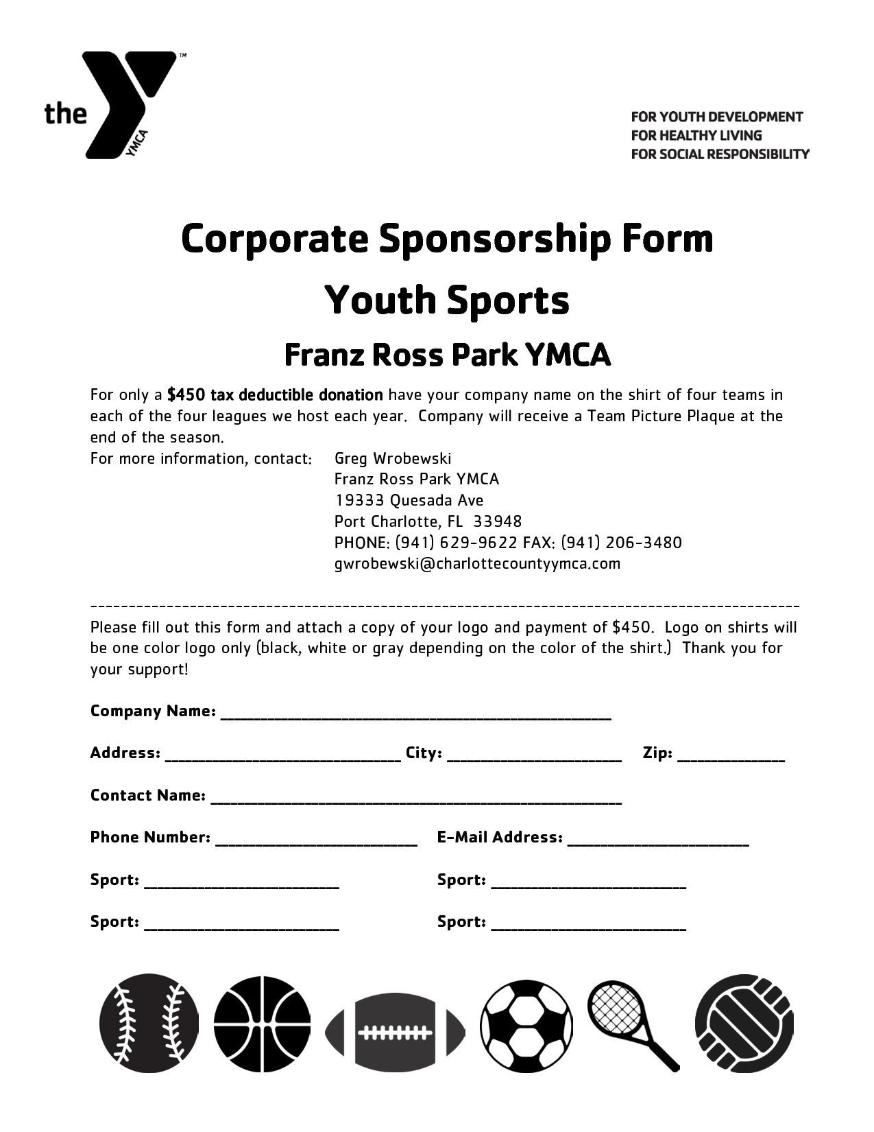 Youth Baseball Sponsorship Letter Template Samples