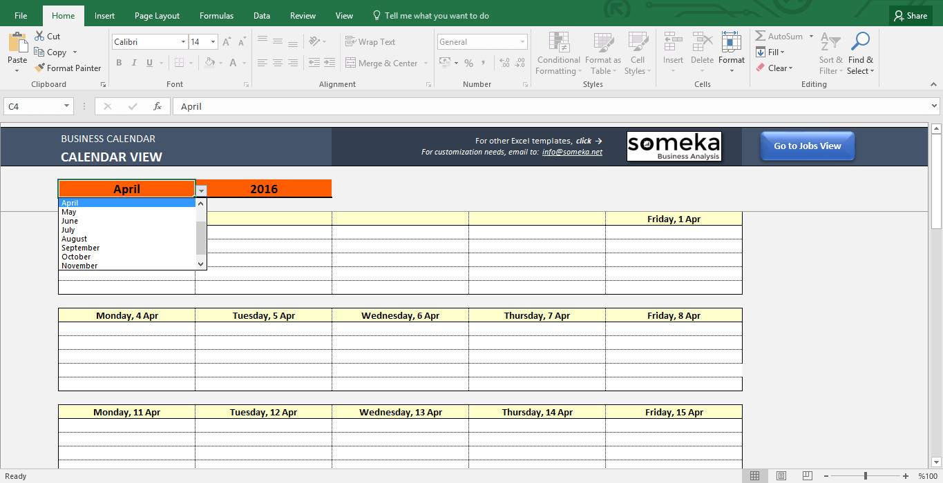 Automatic Schedule Planner from Excel List Spreadsheet