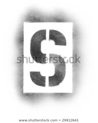 Spray Paint Letters Stock Royalty Free