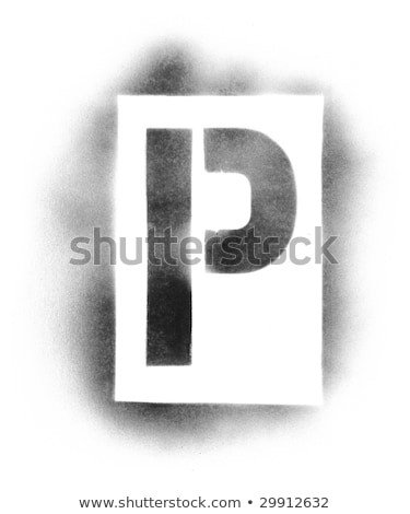 Stencil Letters Stock Royalty Free