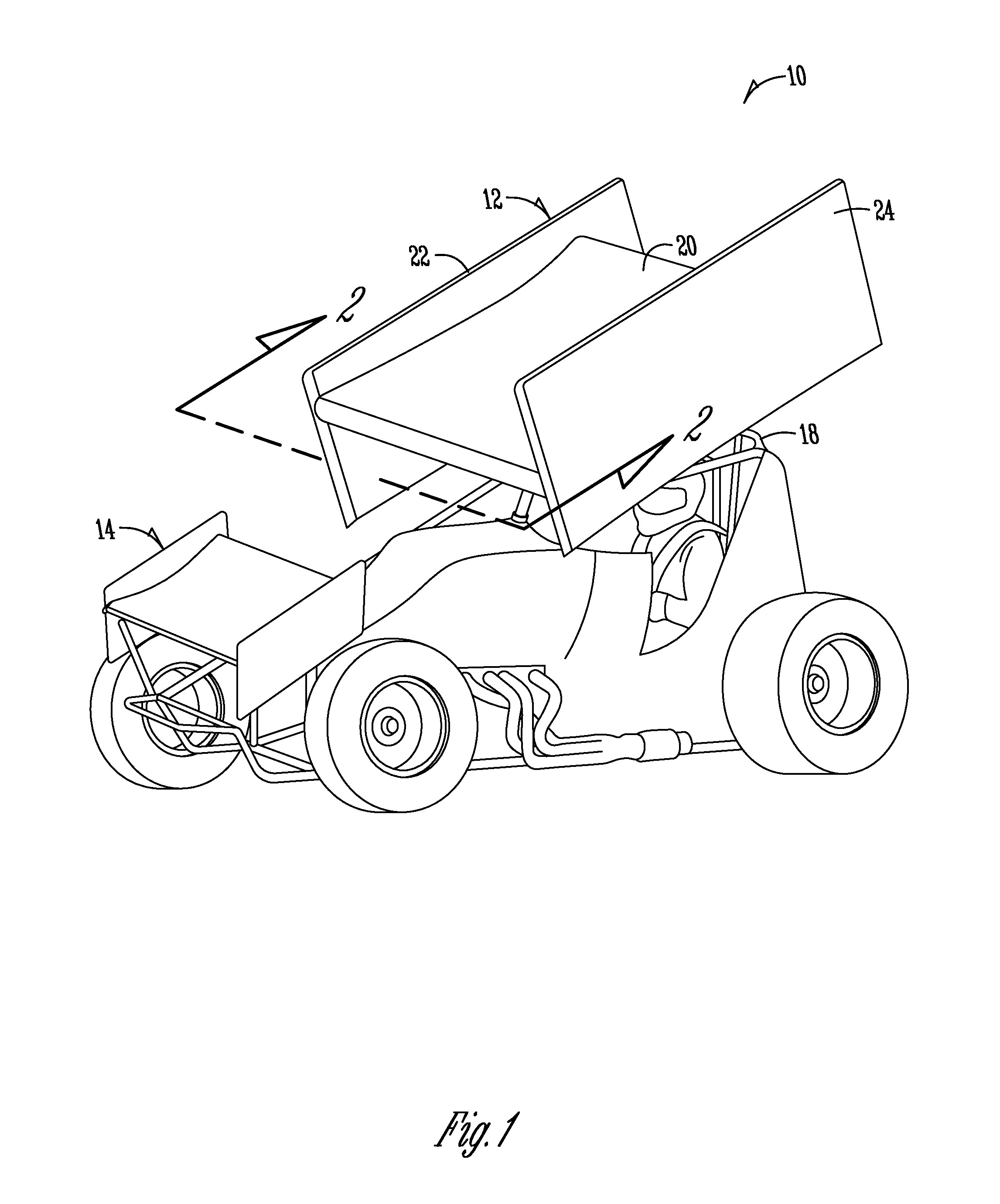 Patent US Sprint car wing Google Patents