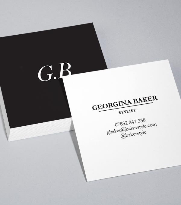 Browse Square Business Card Design Templates