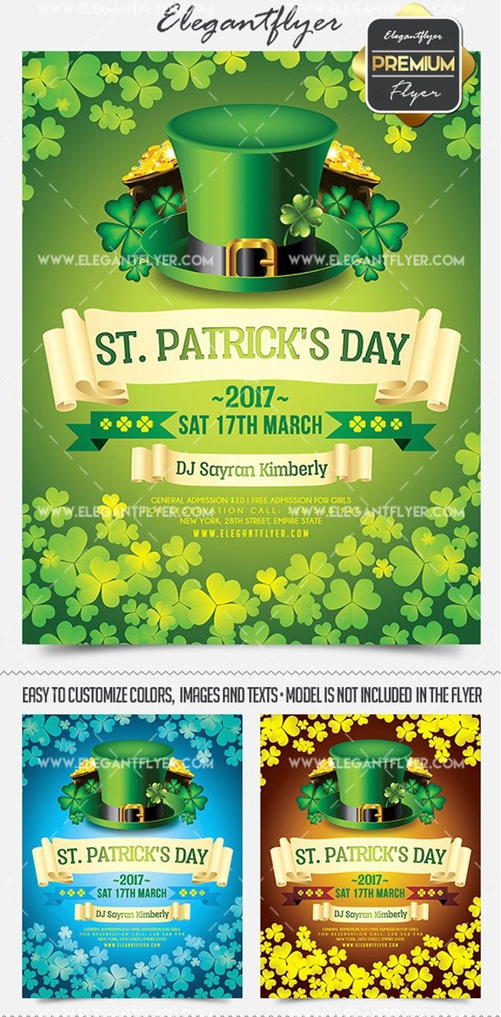 15 Free and Premium St Patrick s Day Party Flyer