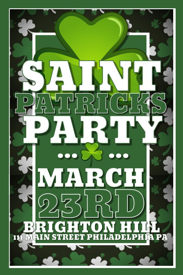 Prepare For St Patrick s Day With Bar Flyers